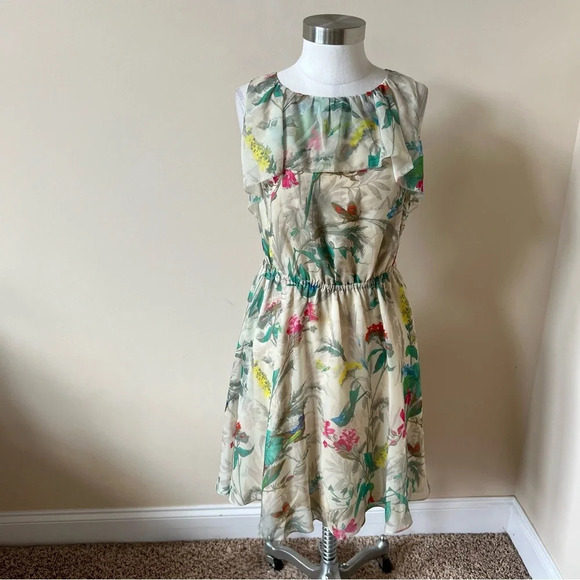 Ted Baker London timoxa floral chiffon dress 17962 - Picture 3 of 12